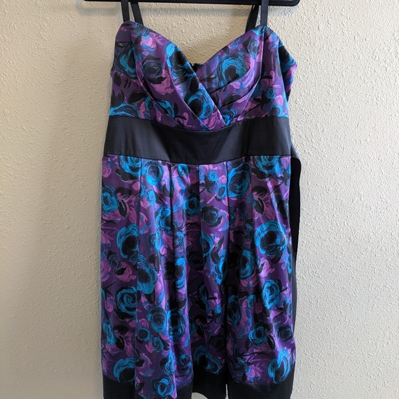 torrid Dresses & Skirts - Torrid Plus Size Purple Blue and Pink Party Dress